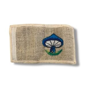 Embroidered Mushroom Wallet